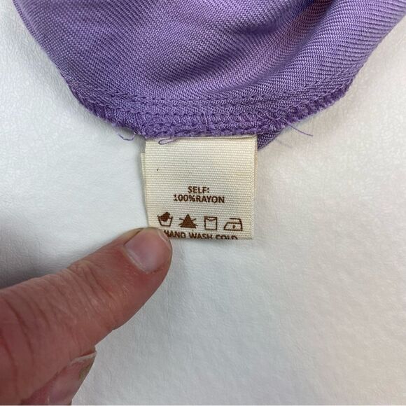 The Nines Drawstring Shorts Lavender Large NWT - Picture 4 of 5